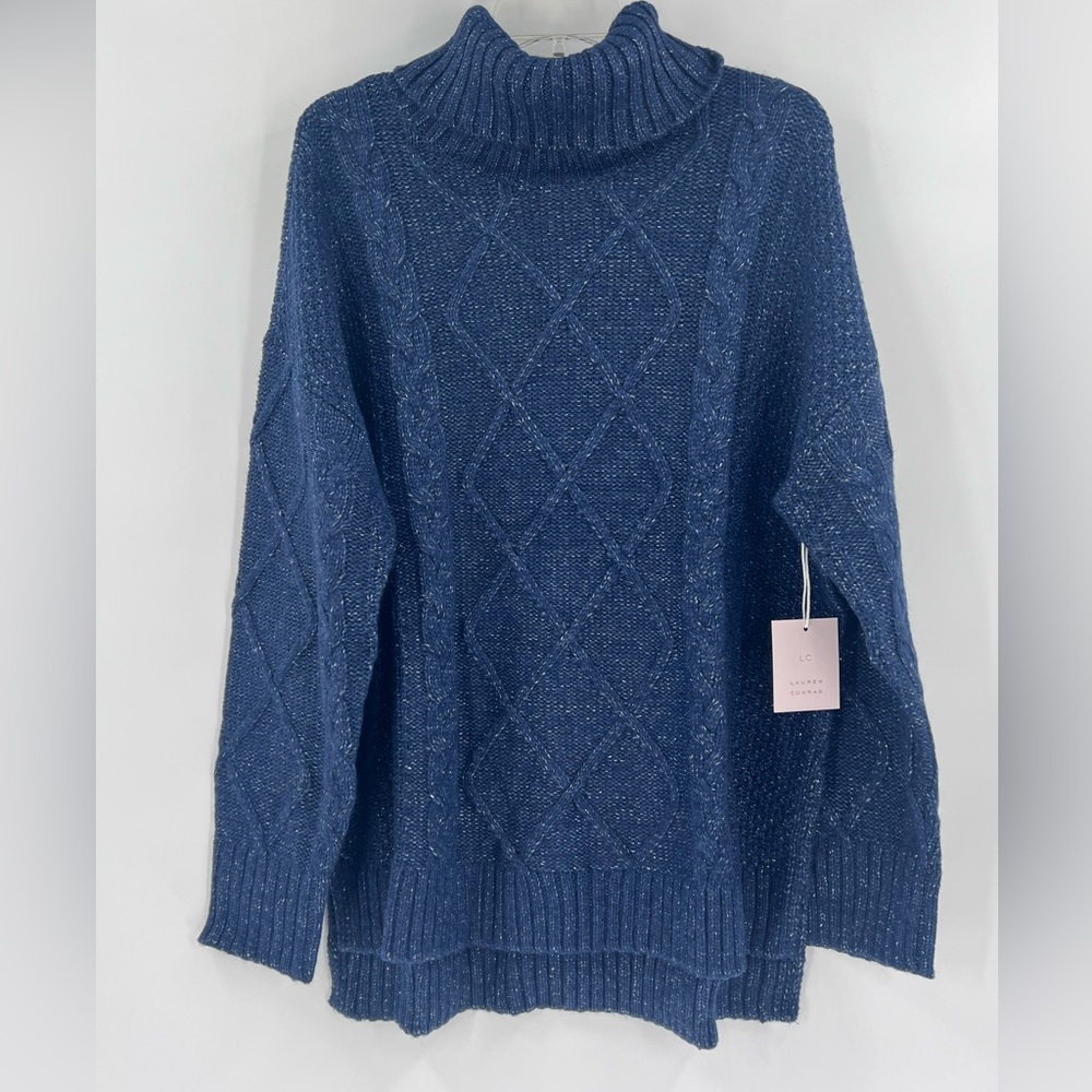 LC Lauren Conrad turtleneck sweater new XL - Picture 2 of 14